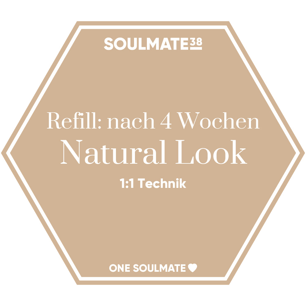 Natural Look 1:1 - Refill nach 4 Wochen