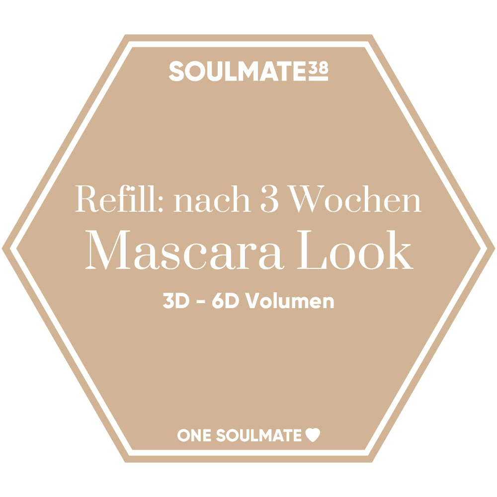 Volumen Mascara Look 3D - 6D - Refill nach 3 Wochen