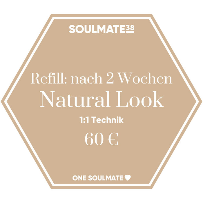 Natural Look 1:1 - Refill nach 2 Wochen