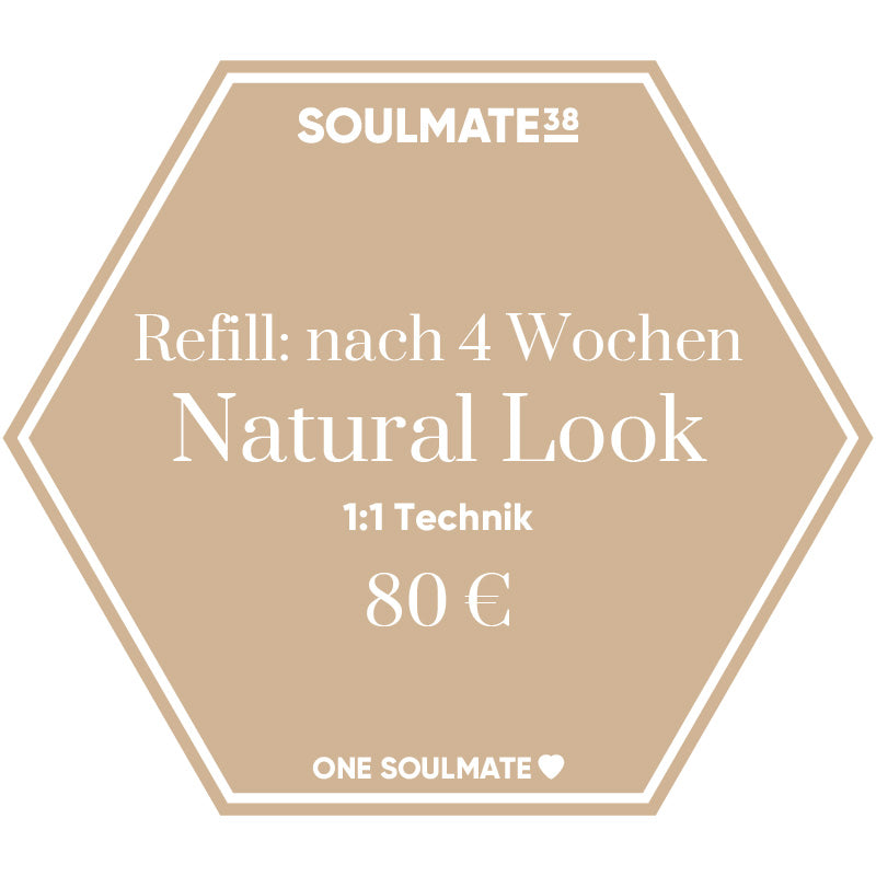 Natural Look 1:1 - Refill nach 4 Wochen