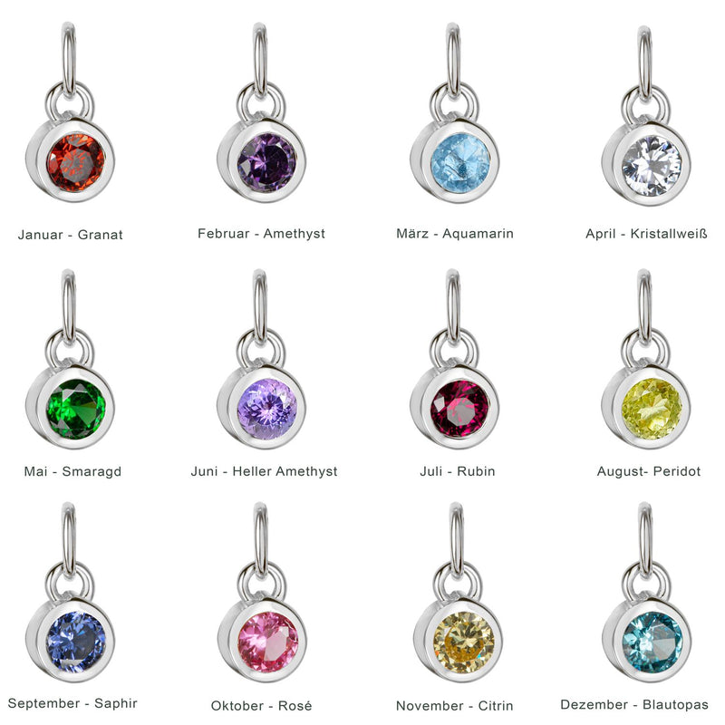 Monatssteine Silber